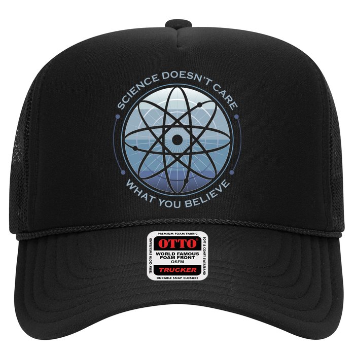 Science Doesn't Care What You Believe Atom Trucker Hat