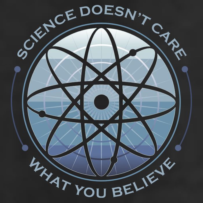 Science Doesn't Care What You Believe Atom Trucker Hat