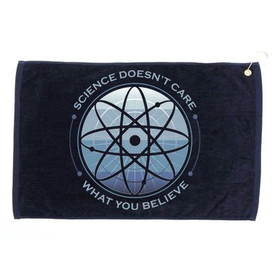 Science Doesn't Care What You Believe Atom Grommeted Golf Towel