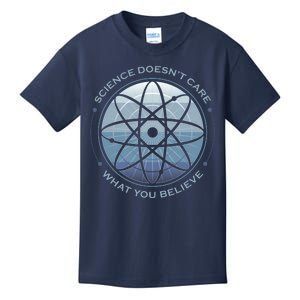 Science Doesn't Care What You Believe Atom Kids T-Shirt