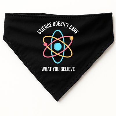 Science Doesn't Care What You Believe Atom USA-Made Doggie Bandana