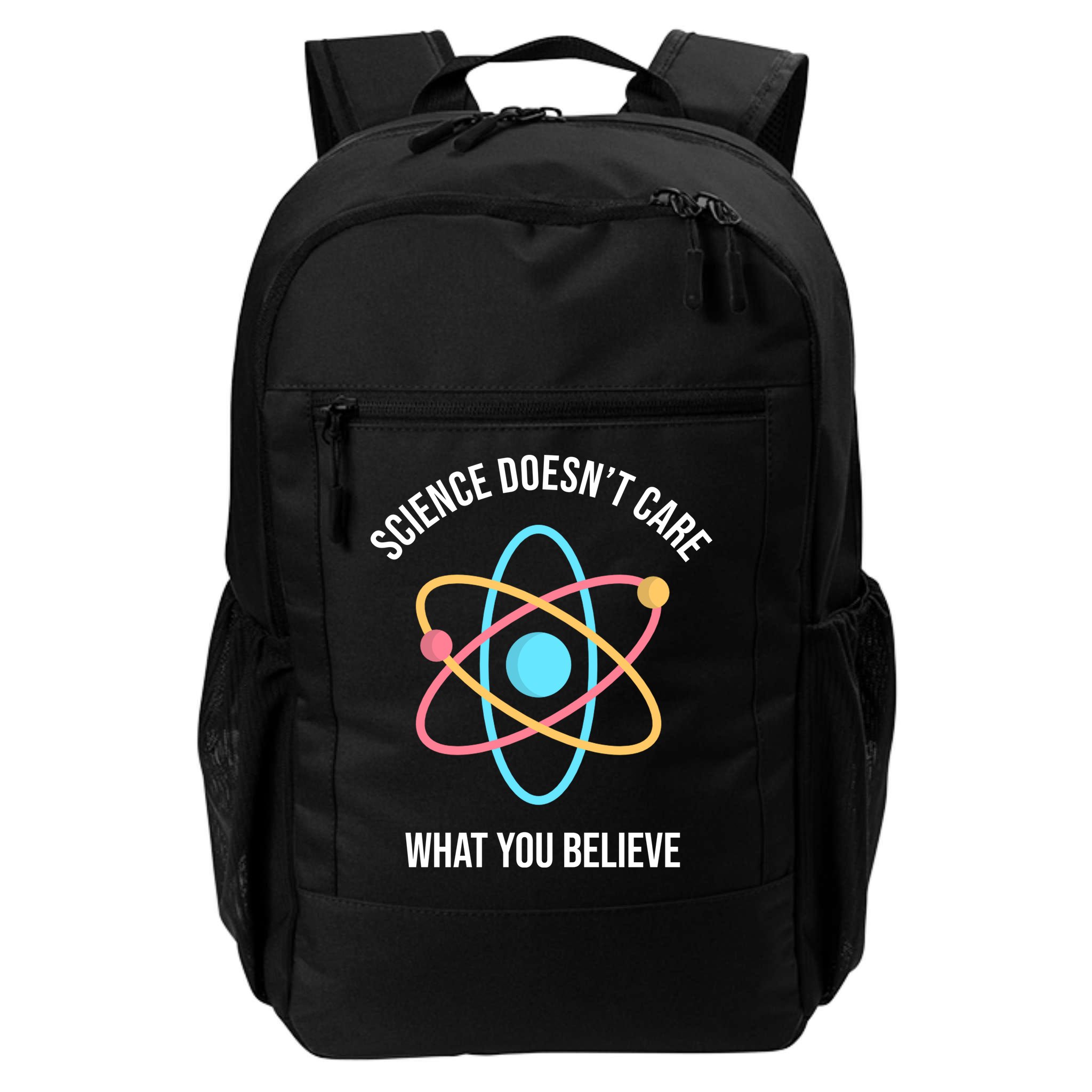 Science Doesn't Care What You Believe Atom Backpack
