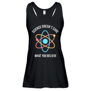 Science Doesn't Care What You Believe Atom Ladies Essential Flowy Tank