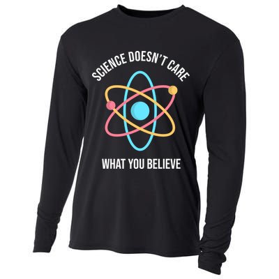 Science Doesn't Care What You Believe Atom Cooling Performance Long Sleeve Crew