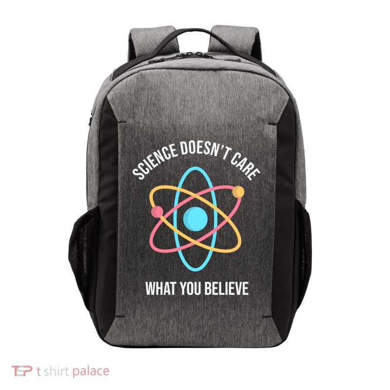 Science Doesn't Care What You Believe Atom Vector Backpack