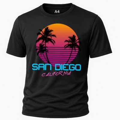 San Diego California Retro 80s Funny Gift Performance Shirt