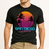 San Diego California Retro 80s Funny Gift Cooling Performance Crew T-Shirt