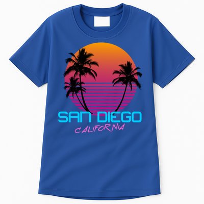 San Diego California Retro 80s Funny Gift Tall T-Shirt