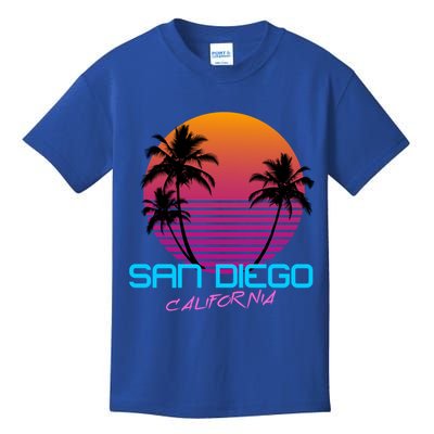 San Diego California Retro 80s Funny Gift Kids T-Shirt