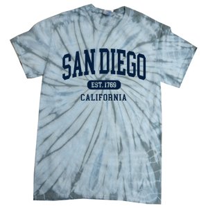 San Diego California Est 1769 Arched Text Tie-Dye T-Shirt