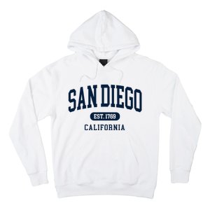 San Diego California Est 1769 Arched Text Hoodie