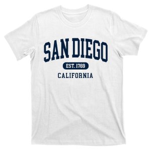 San Diego California Est 1769 Arched Text T-Shirt