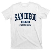 San Diego California Est 1769 Arched Text T-Shirt