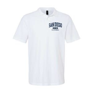 San Diego California Est 1769 Arched Text Softstyle Adult Sport Polo