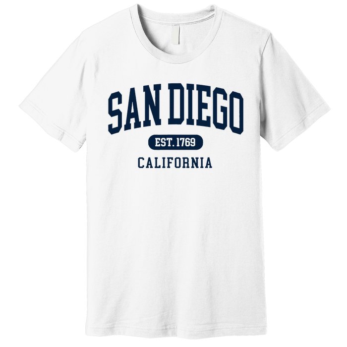 San Diego California Est 1769 Arched Text Premium T-Shirt