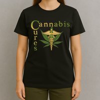 Sour Diesel Cannabis Cures Medical Smoke Weed Support T-Shirt