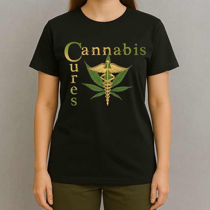 Sour Diesel Cannabis Cures Medical Smoke Weed Support T-Shirt