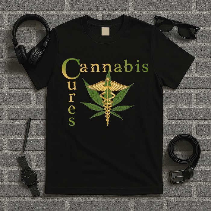 Sour Diesel Cannabis Cures Medical Smoke Weed Support T-Shirt