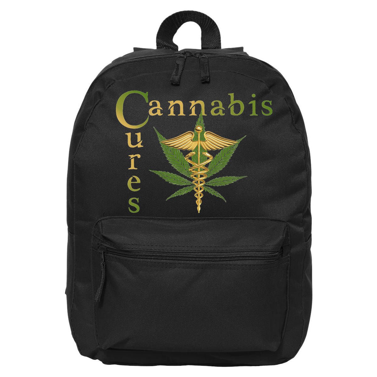 Sour Diesel Cannabis Cures Medical Smoke Weed Support 16 in Basic Backpack