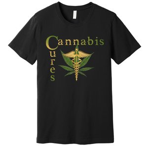 Sour Diesel Cannabis Cures Medical Smoke Weed Support Premium T-Shirt