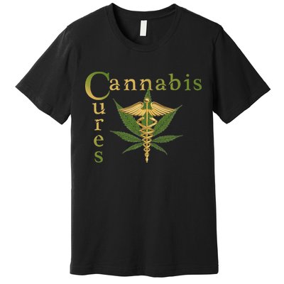 Sour Diesel Cannabis Cures Medical Smoke Weed Support Premium T-Shirt