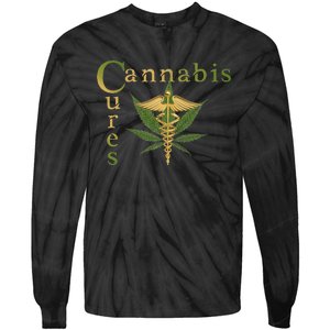 Sour Diesel Cannabis Cures Medical Smoke Weed Support Tie-Dye Long Sleeve Shirt