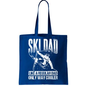 Ski Dad Cool Dad Best Dad Mountains Skiing Wintersport Gift Tote Bag