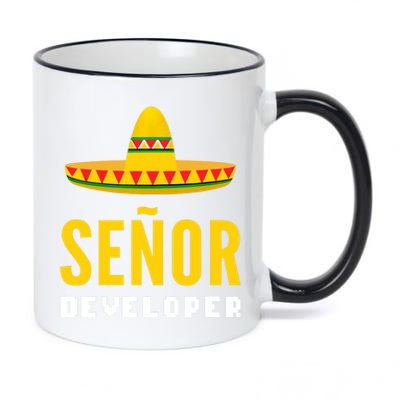 Senor Developer Computer Specialist 11oz Black Color Changing Mug