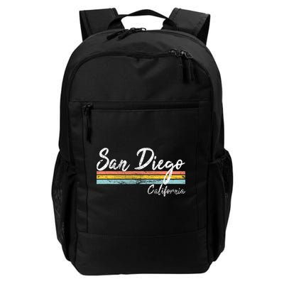 San Diego California Vintage Distressed Design Classic Backpack