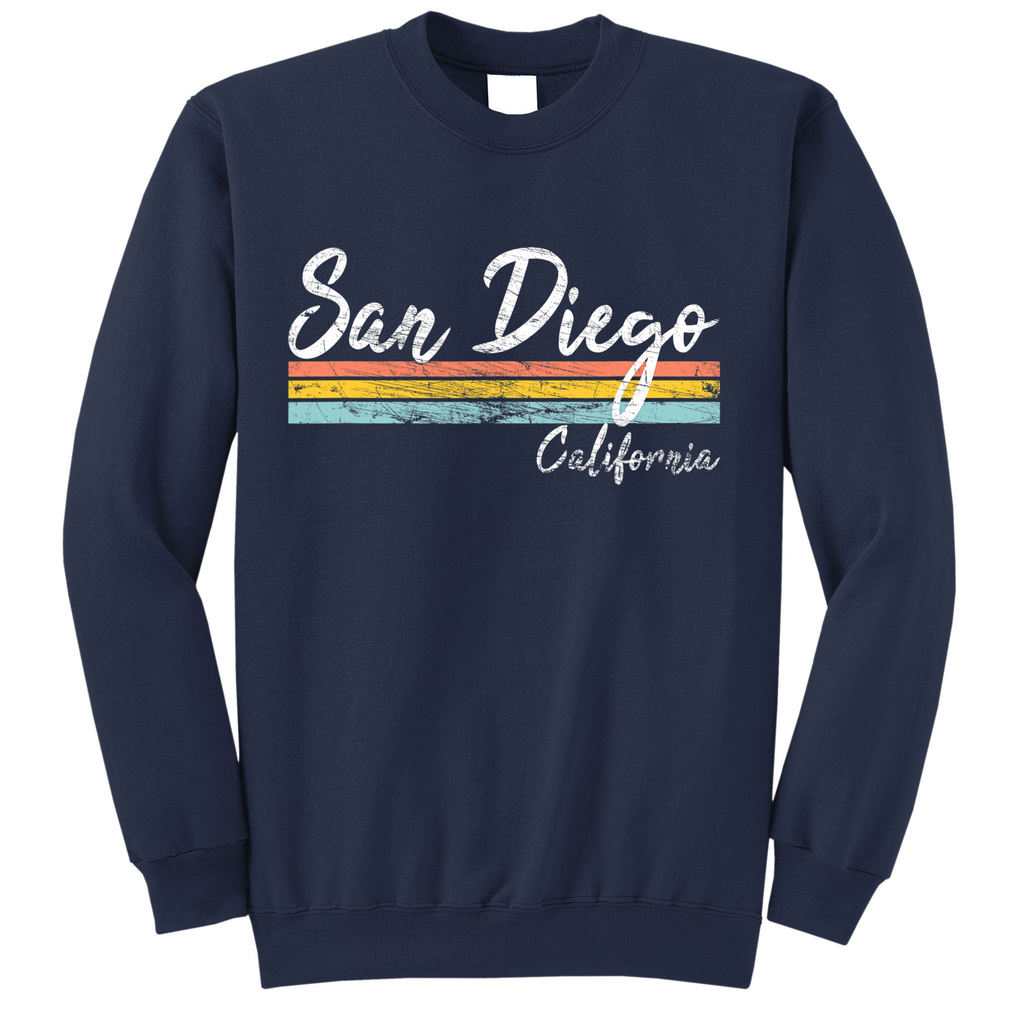 San Diego California Vintage Distressed Design Classic Sweatshirt