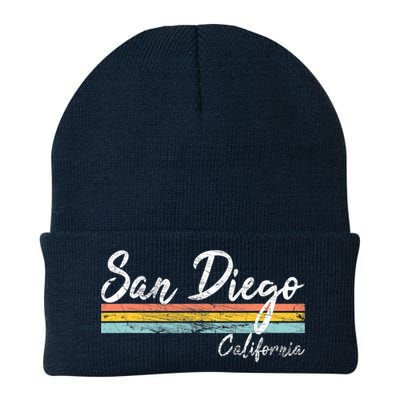 San Diego California Vintage Distressed Design Classic Beanie