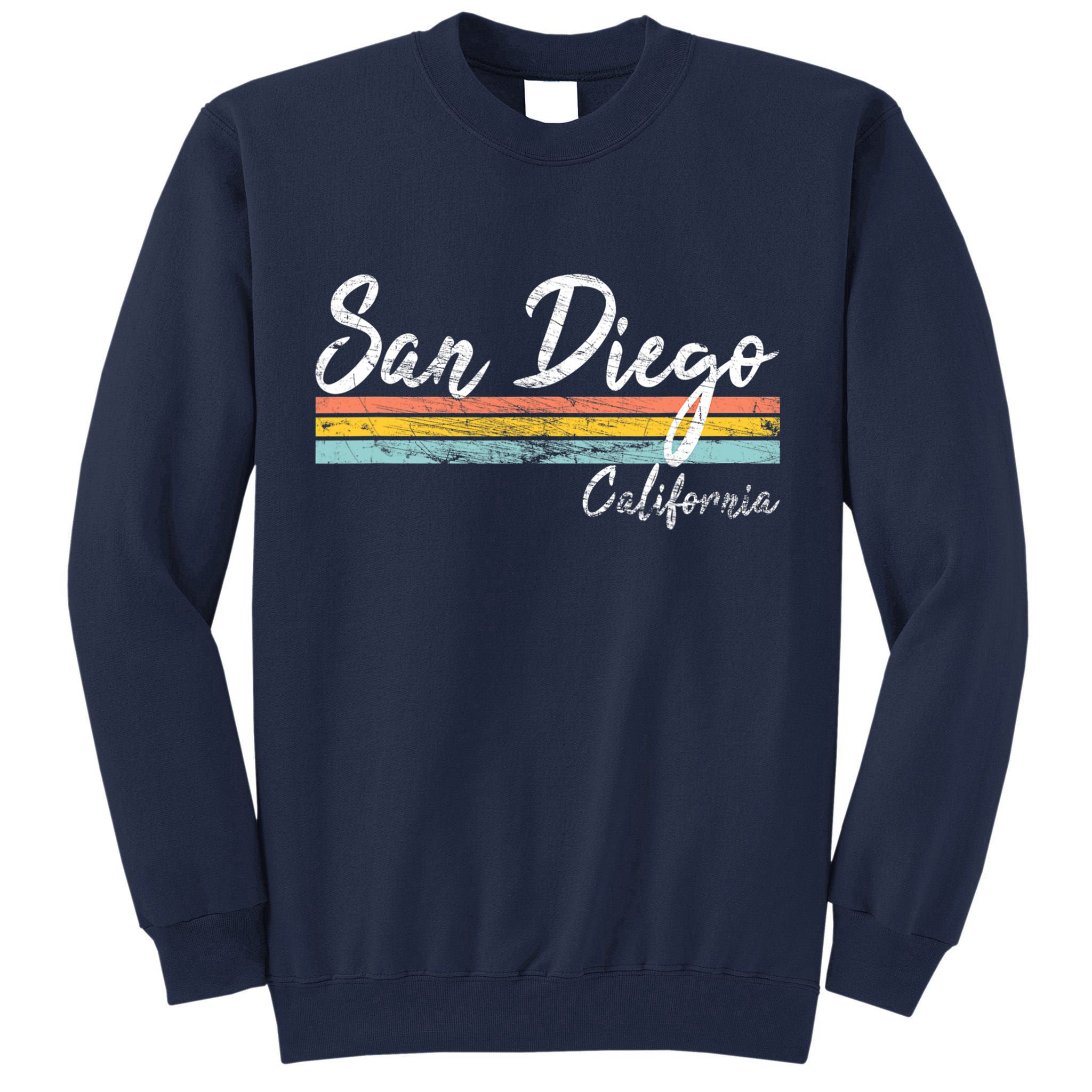 San Diego California Vintage Distressed Design Classic Tall Sweatshirt