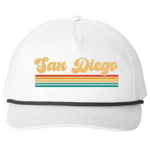 San Diego California Snapback Five-Panel Rope Hat