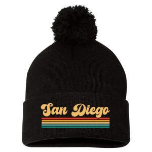 San Diego California Pom Pom 12in Knit Beanie