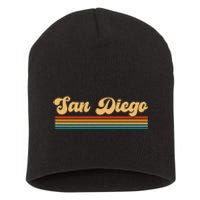 San Diego California Short Acrylic Beanie