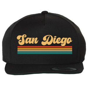 San Diego California Wool Snapback Cap