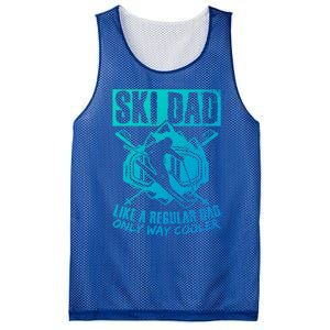 Ski Dad Cool Dad Best Dad Mountains Snowboard Skiing Gift Mesh Reversible Basketball Jersey Tank