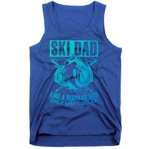 Ski Dad Cool Dad Best Dad Mountains Snowboard Skiing Gift Tank Top