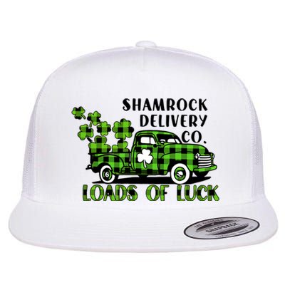 Shamrock Delivery Co Loads Of Luck Flat Bill Trucker Hat