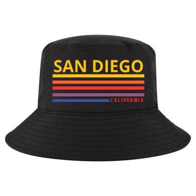 San Diego California Retro Cool Comfort Performance Bucket Hat