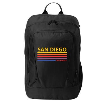 San Diego California Retro City Backpack