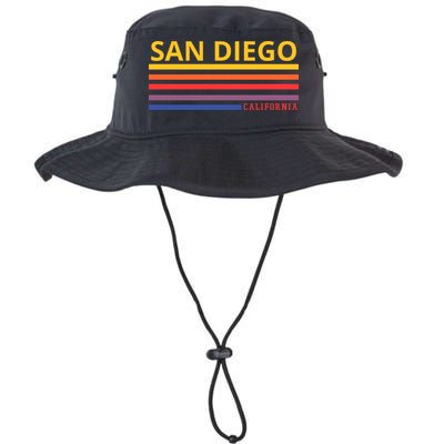 San Diego California Retro Bucket Hat