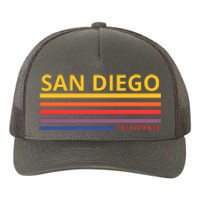 San Diego California Retro Yupoong Adult 5-Panel Trucker Hat