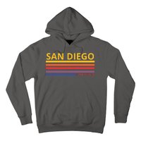 San Diego California Retro Hoodie