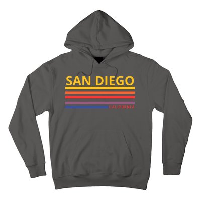 San Diego California Retro Hoodie