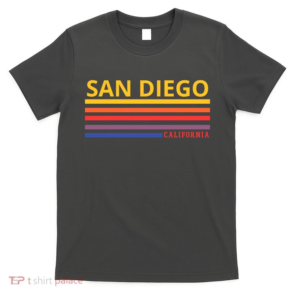 San Diego California Retro T-Shirt