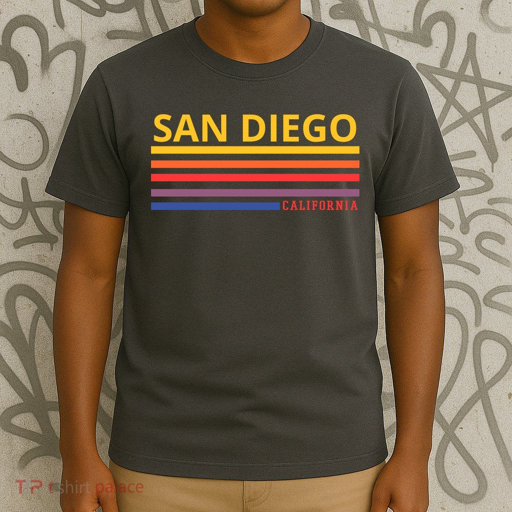 San Diego California Retro T-Shirt