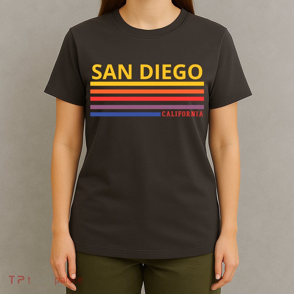 San Diego California Retro T-Shirt