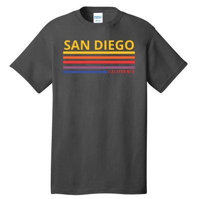 San Diego California Retro Tall T-Shirt