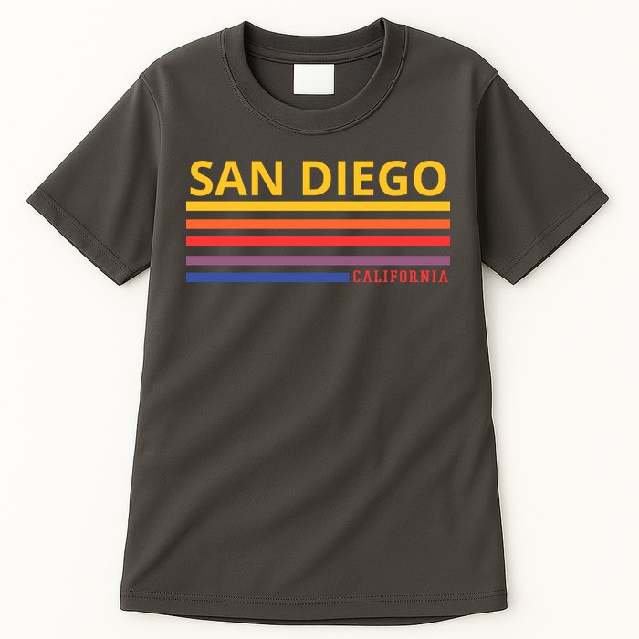 San Diego California Retro Tall T-Shirt